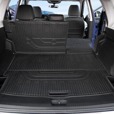 Imagem de JOULARISE Tapete de carga para encosto para Nissan Rogue 2021-2025 2026 (não serve para esporte), acessórios para porta-malas de forro de carga TPE para todos os climas (tapete de argo com tapete de