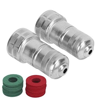 Imagem de KIMISS Conjunto de Escova de Limpeza de Terminal de Bateria de 22 Unidades Com 10 Arruelas Anticorrosivas Vermelhas e 10 Verdes para Remoção Eficaz de Poeira e Manutenção de Baterias de 6V / 12V