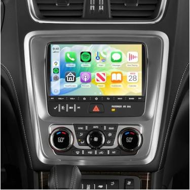 Imagem de Estéreo automotivo atualizado 2G + 64G para Chevy Chevrolet Traverse 2013–2017 GMC Acadia 2013–2017 Buick Enclave 2013–2017, sem fio, CarPlay Android Auto, tela sensível ao toque de 8 polegadas 5GWIFI