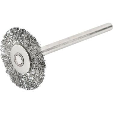Imagem de Escova circular 20mm inox c/ haste p/ microrretífica Vonder