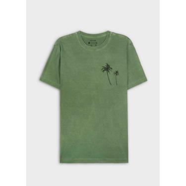 Imagem de T-shirt slim stone coqueiro gaze OSKLEN-Masculino