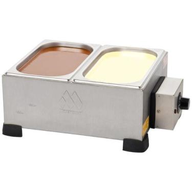 Imagem de Derretedeira De Chocolate 5kgs 2 Cubas 750w Marchesoni 110v
