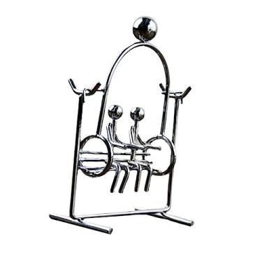 Imagem de Ornament Little Ornament Physics Mini Steel Physics Book Shelf Desk Topper Desktop Toys Iron Art Balance Iron Art Craft Metal