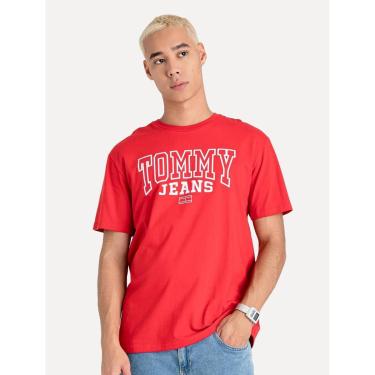 Imagem de Camiseta Tommy Jeans Masculina Arc Entry Graphic Vermelha-Masculino