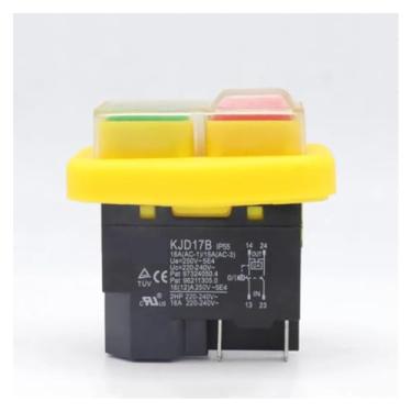 Imagem de Interruptor eletromagnético KJD17B KJD17 com proteção contra subtensão, sobrecarga e parada de emergência de alta corrente à prova d'água (4 pinos)