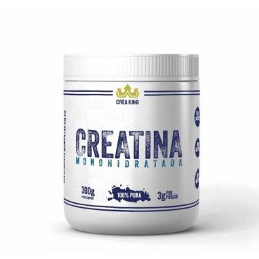 Imagem de Creatina Monohidratada Crea King 300g Pó Força Resistencia-Unissex