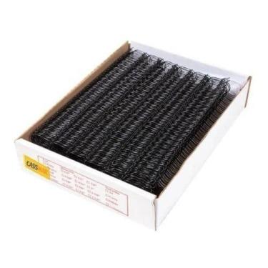 Imagem de Wire-o Para Encadernação 2x1 A4 Preto 1 Para 200 Fls 25 Un  - CASSMAR