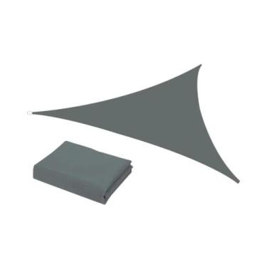 Imagem de Toldo Triangular Impermeável Com Proteção UV E Cordas Grátis Para Jard