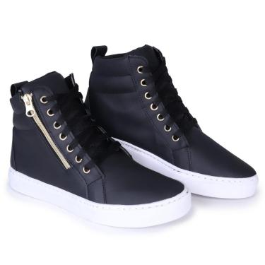 Imagem de Tênis Botinha Feminina Casual Confortavel e Macial-Feminino