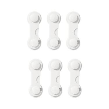 Imagem de Trava De Segurança Infantil Para Gavetas, Armários E Geladeiras, Prote