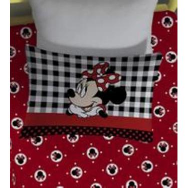 Imagem de Fronha Avulsa Disney Minnie Lace  1 Peça 100% Algodão - PORTALLAR