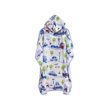 Imagem de Toalha de Banho Infantil Santista com Capuz - 100% Algodão Baby Beep
