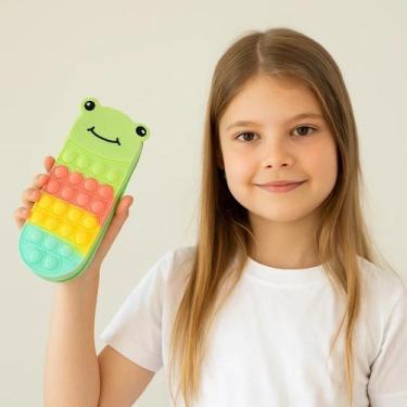 Imagem de Estojo Escolar Infantil Animais Menino Menina Material Bolsa Guarda Lá