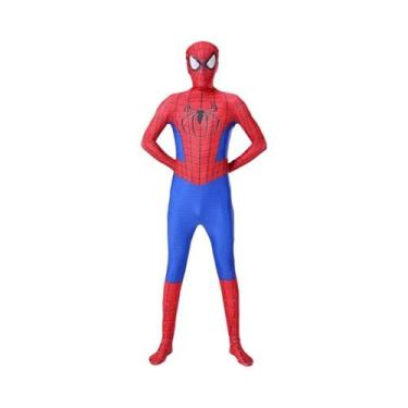 Imagem de Fantasia De Super-Herói Homem-Aranha Para Adultos, Macacão Zentai Com 