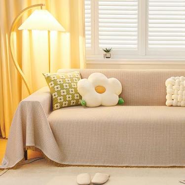 Imagem de Cobertor de capa de sofá, capas de sofá laváveis para animais de estimação, capa de sofá de dupla face, ar condicionado versátil, soneca e cobertor de carro - perfeito para almofadas de sofá e