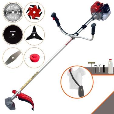 Imagem de Cortador De Grama à Gasolina Kawashima Bcj620l 62cc 6 Em 1