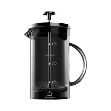 Imagem de Cafeteira Francesa De Vidro Resistente Ao Calor, Portátil E Multifunci