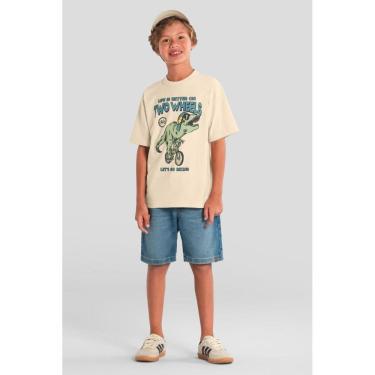 Imagem de Camiseta infantil menino de dinossauro em malha Brandili