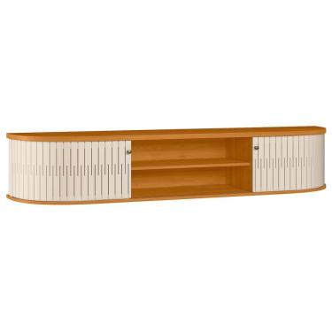 Imagem de Rack Suspenso Tv 75 Pol 2P 183 cm Algarve MADETEC