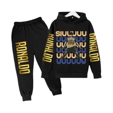Imagem de Conjunto De Agasalho Infantil Com Estampa Do Ronaldo, Moletom E Calças