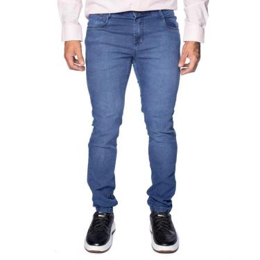 Imagem de Calça Jeans Masculina Pitt Skinny Azul-Masculino