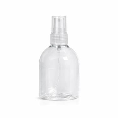 Imagem de Kit 10 Frascos PET Bojudo 250ml com Válvula Spray Borrifadora para Pro