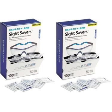 Imagem de Toalhetes para limpeza de lentes Bausch + Lomb Sight Savers 200 Ct