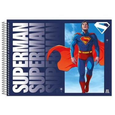 Imagem de Caderno Superman Cartografia E Desenho Capa Sortida 60 Fls - CAPA 4 - 