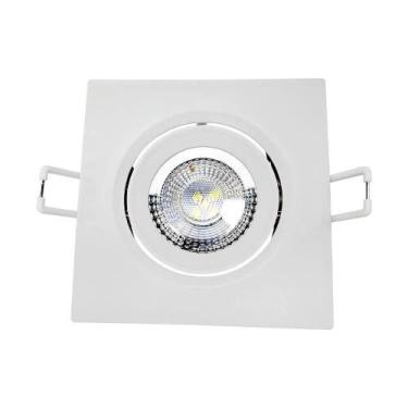 Imagem de Luminária Spot De Led Quadrado de Embutir 7W 6500k  Avant, Spot 7w