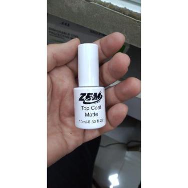 Imagem de Top Coat Zem 10 ml Selante Unhas Porcelana Acrigel Brilho - OEM