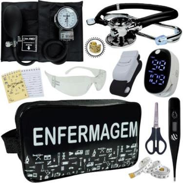 Imagem de Kit Enfermagem Aparelho Pressão Esteto Frete Grátis Promocao - Love Sa