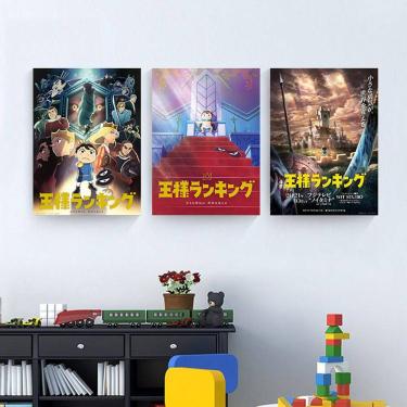 Imagem de Conjunto de pintura de pôster Ranking of Kings Anime, 3 unidades, 40x60cm