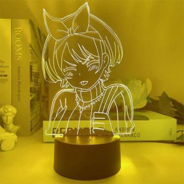 Imagem de Luz noturna LED 3D Rents-A-Girlfriends Uzakis Hanas para crianças - Yi