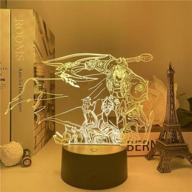 Imagem de Luz noturna LED 3D Lols Darius Color Changing para crianças - yiweisai