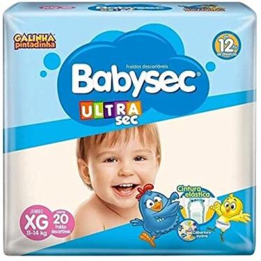 Imagem de Fralda babysec ultra jumbo xg 20 unidades