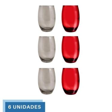 Imagem de Conj de 6 Copos Vidro 450ML Drink Bebidas Bartender Buffet - PRATICASA