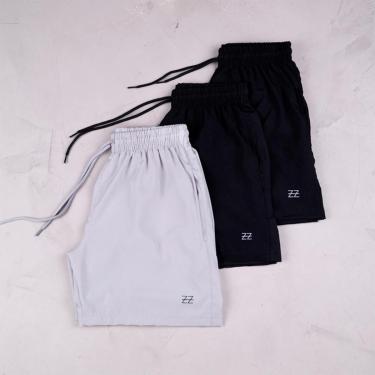 Imagem de Kit 3 Bermudas Masculinas Academia Treino Praia Corrida Shorts Elástico Luzzoo-Masculino