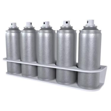 Imagem de Suporte Stand Organizador de Parede para 5 Latas de Tinta Spray - ARTB