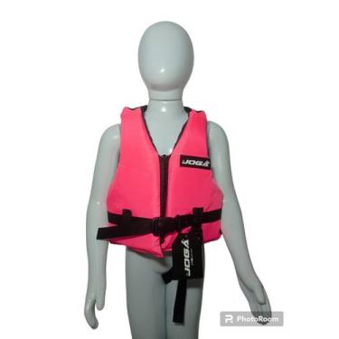 Imagem de Colete Salva Vidas Rosa 40Kg Infantil Criança Boiar Flutuar Flutuação 