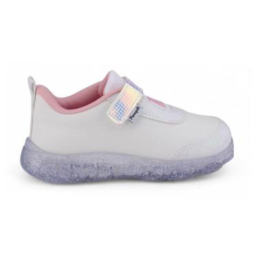 Imagem de Tênis Infantil Menina de Led Pampili Liz Luz Glace 682.093 Casual-Feminino