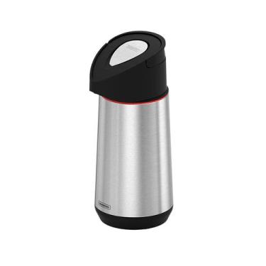 Imagem de Garrafa Térmica Tramontina Exata 61641120 1,2L Inox e Preto, 1,2L, Pra
