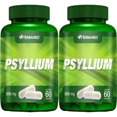 Imagem de Kit 2X Psyllium 500mg 60 Cápsulas - Herbamed-Masculino