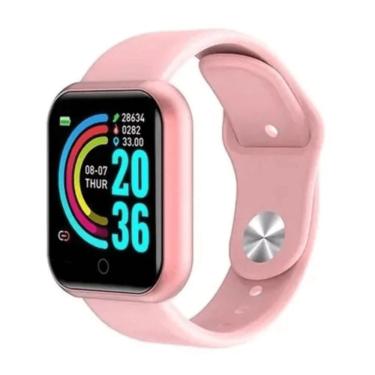 Imagem de Relógio Smartwatch Inteligente D20 Pró Y68 Rosa