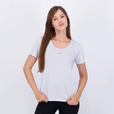Imagem de Camiseta Reebok Workout SS Feminina Azul-Feminino