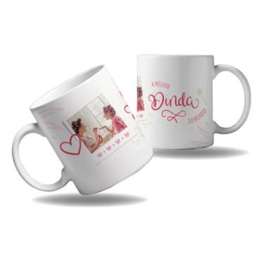 Imagem de Caneca Personalizada Lembrança Dindo Dinda Madrinha Padrinho - Obds, B