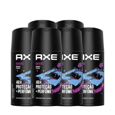 Imagem de Kit 6 Desodorante Axe Men 48H Proteção com Perfume 90g