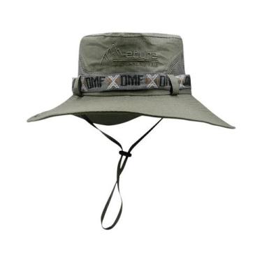 Imagem de Chapéu De Verão Masculino Com Aba Larga, Proteção UV, Malha, Estilo Pa