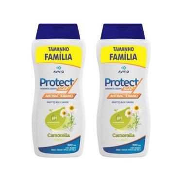 Imagem de Protectsoap Sabonete Líquido Camomila Hidratação AVVIO 250 ml - Kit 2 