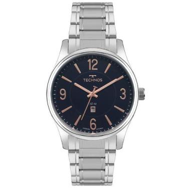 Imagem de Relógio Technos Masculino Steel Prata - 2115tzx-1a 2115tzx-1a