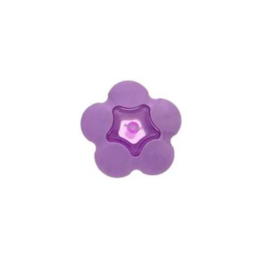 Imagem de Borracha Molin do Brasil Love Flowers com Formato de Flor e Apoio Plástico Central para...